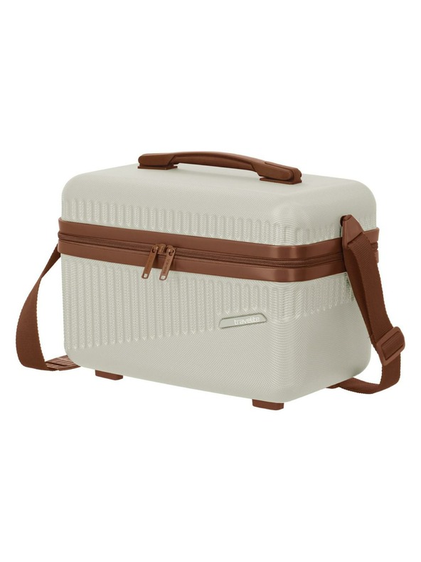 Travelite Kozmetična torbica Travelite Bali Beautycase White/cognac