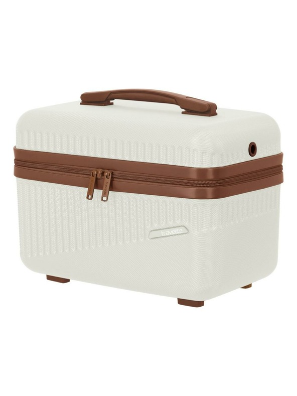 Travelite Kozmetična torbica Travelite Bali Beautycase White/cognac