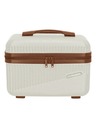 Travelite Kozmetična torbica Travelite Bali Beautycase White/cognac
