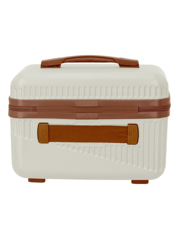 Travelite Kozmetična torbica Travelite Bali Beautycase White/cognac