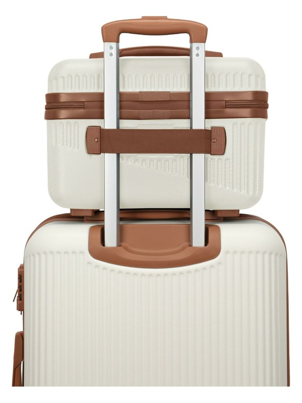 Travelite Kozmetična torbica Travelite Bali Beautycase White/cognac