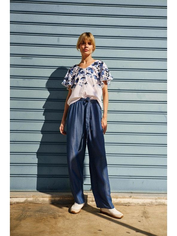 Moodo Ženske hlače Moodo - modre