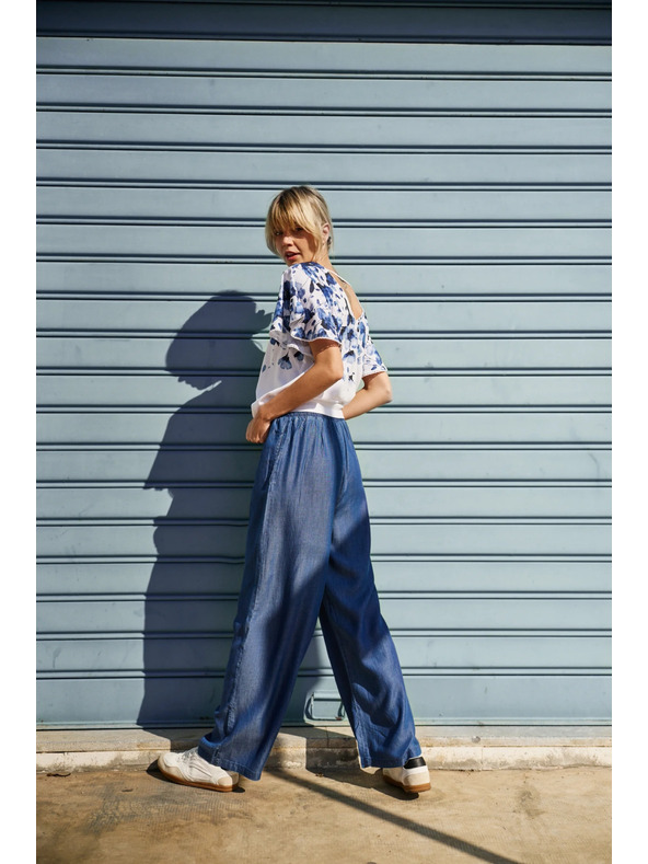 Moodo Ženske hlače Moodo - modre