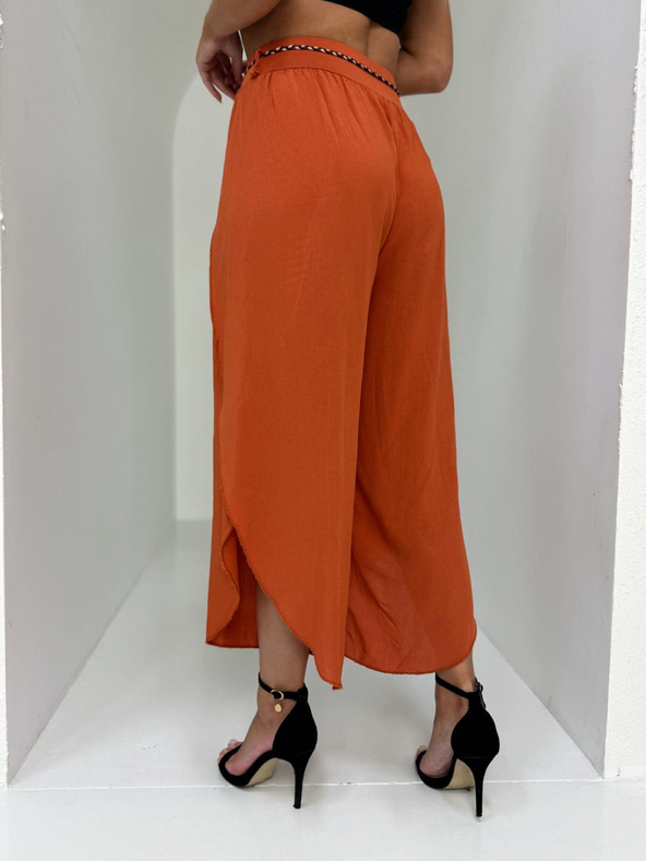 Edoti Ženske hlače culotte - oranžne EDOTI