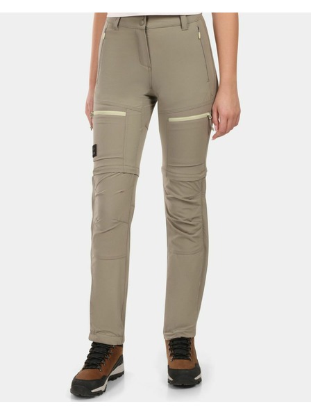 Kilpi Ženske outdoor snemljive hlače Kilpi HOSIO-W Khaki