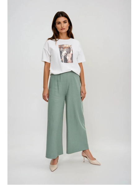 Moodo Ženske hlače Moodo - zelene