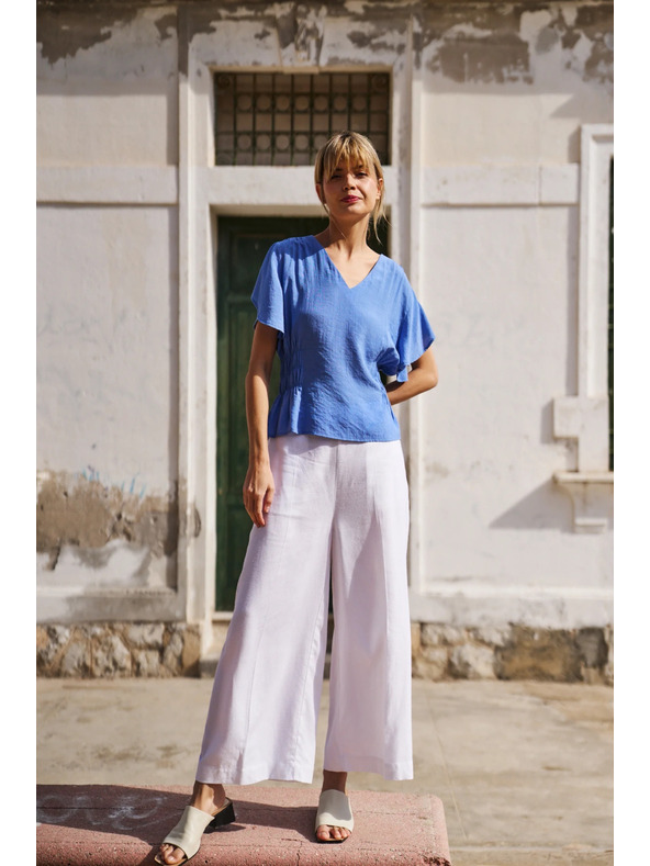 Moodo Ženske hlače Moodo - bele