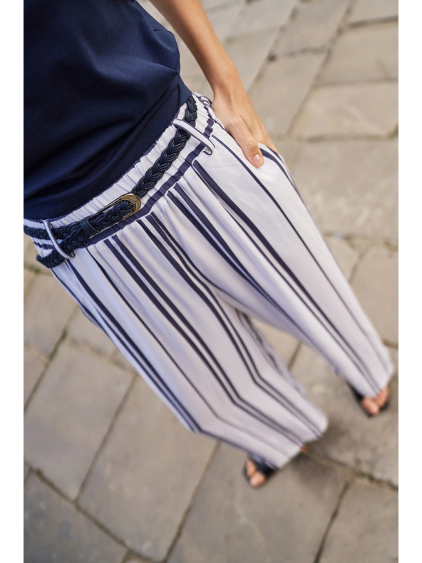 Moodo Ženske progaste hlače Moodo