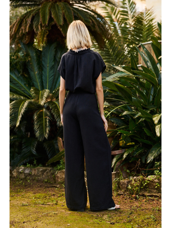 Moodo Ženske hlače Moodo - črne