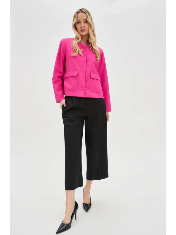 Moodo Črne skrajšane hlače Moodo