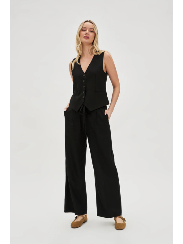 Moodo Ženske hlače Moodo - črne