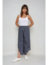 Moodo Ženske asimetrične hlače z razporki