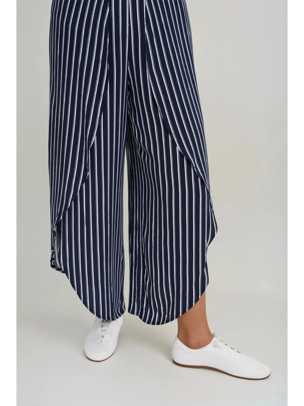 Moodo Ženske asimetrične hlače z razporki