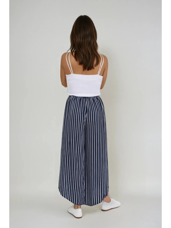 Moodo Ženske asimetrične hlače z razporki