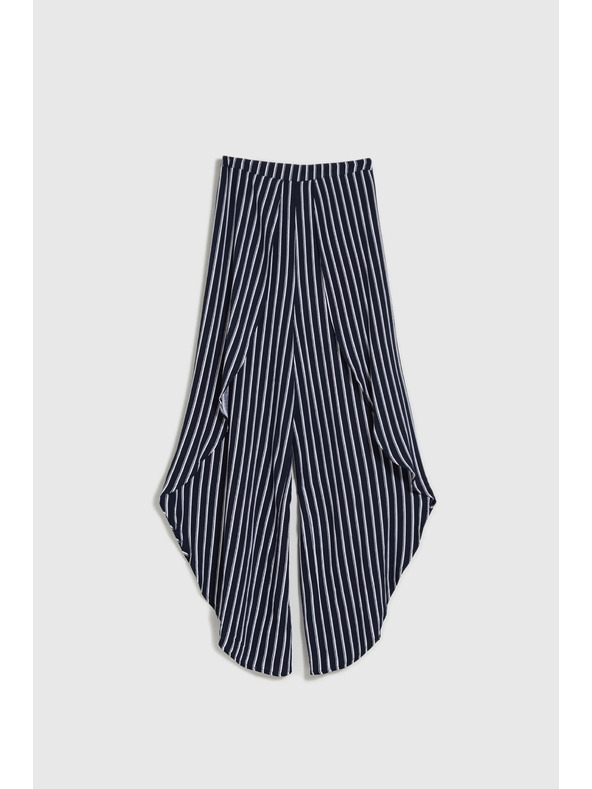 Moodo Ženske asimetrične hlače z razporki