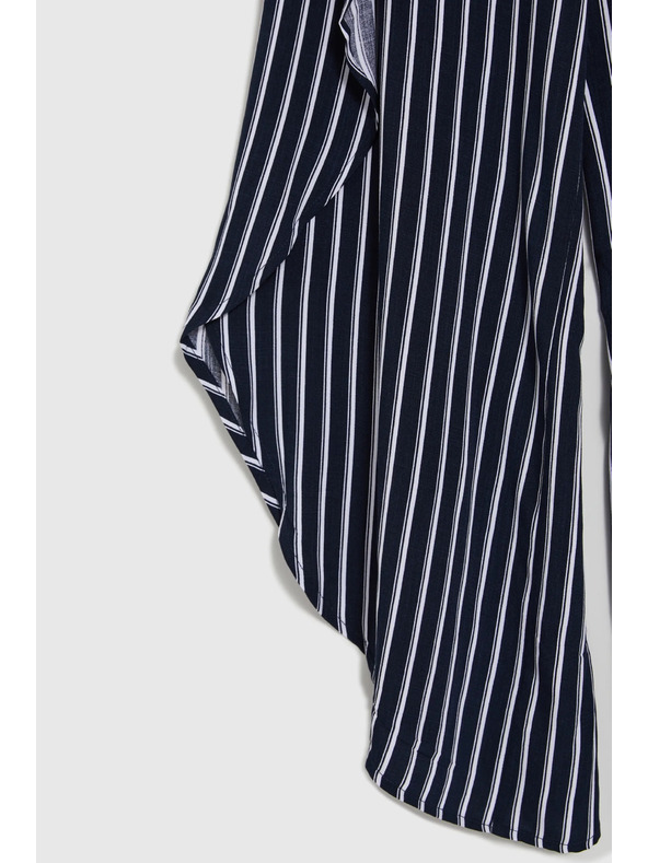 Moodo Ženske asimetrične hlače z razporki