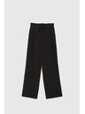 Moodo Črne ohlapne hlače Moodo