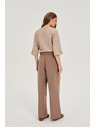 Moodo Svetlo rjave ohlapne hlače Moodo