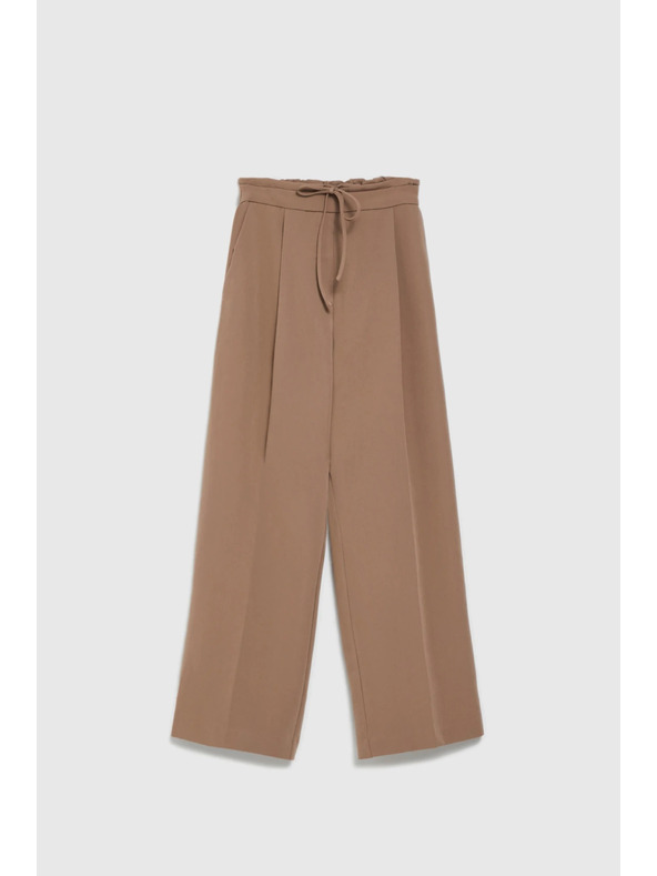 Moodo Svetlo rjave ohlapne hlače Moodo