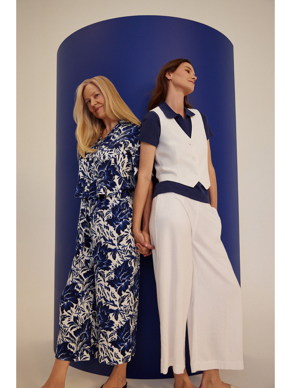 Moodo Ženske hlače Moodo - modre