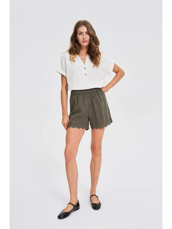 Moodo Ženske kratke hlače Moodo - zelene