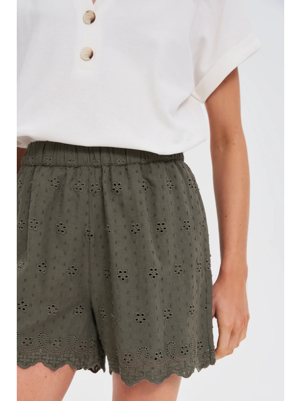 Moodo Ženske kratke hlače Moodo - zelene