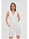 Moodo Ženske kratke hlače Moodo - bele