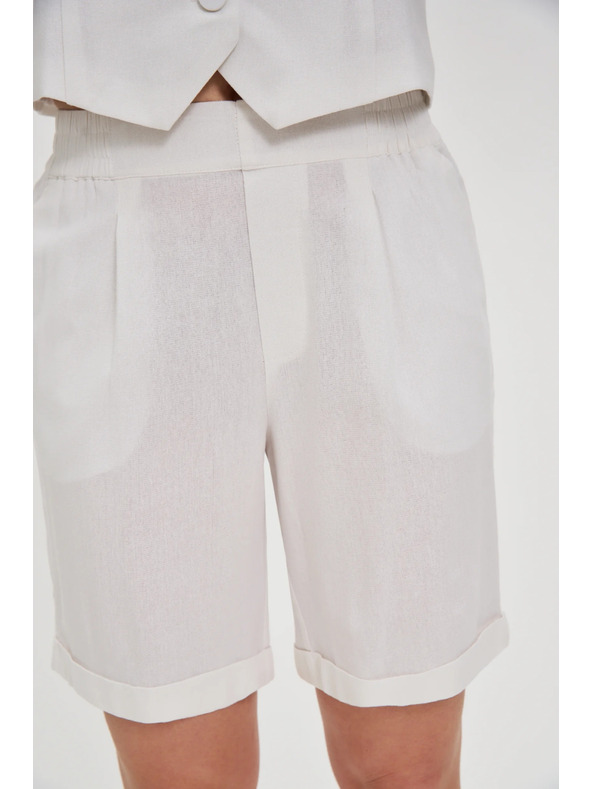 Moodo Ženske kratke hlače Moodo - bele