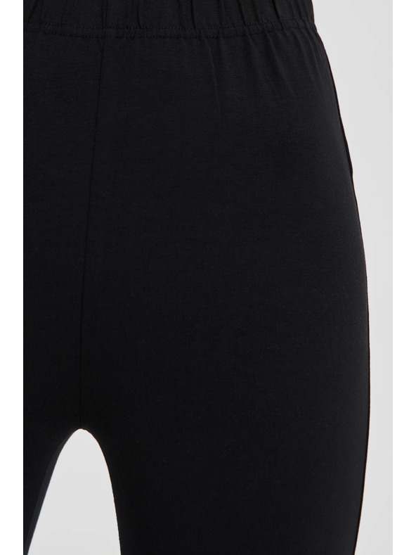 Moodo Črne ženske 3/4 legice s povezovanjem