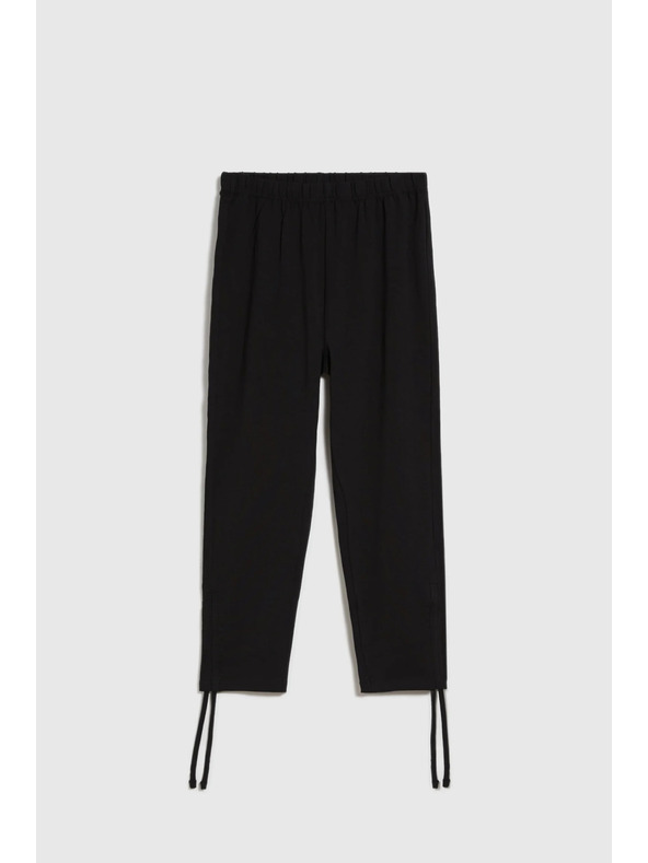 Moodo Črne ženske 3/4 legice s povezovanjem