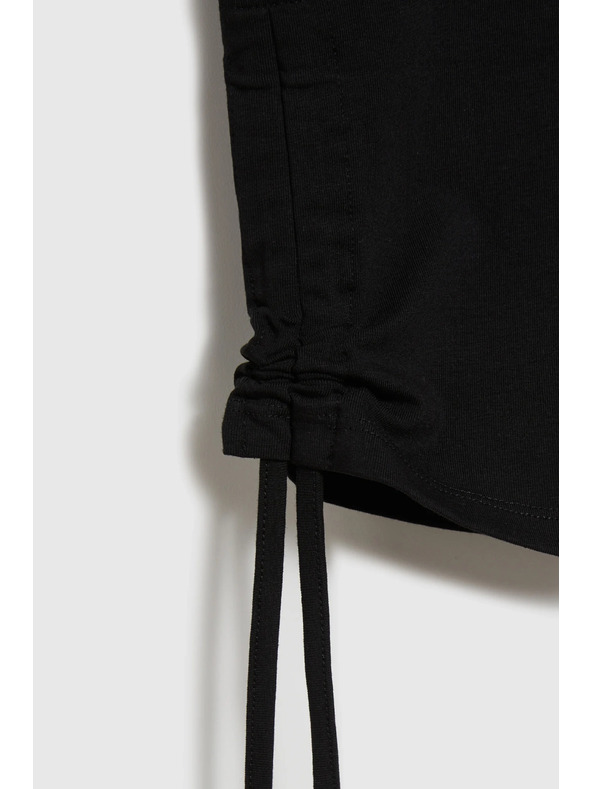 Moodo Črne ženske 3/4 legice s povezovanjem