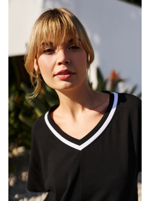 Moodo Ženska majica Moodo – črna