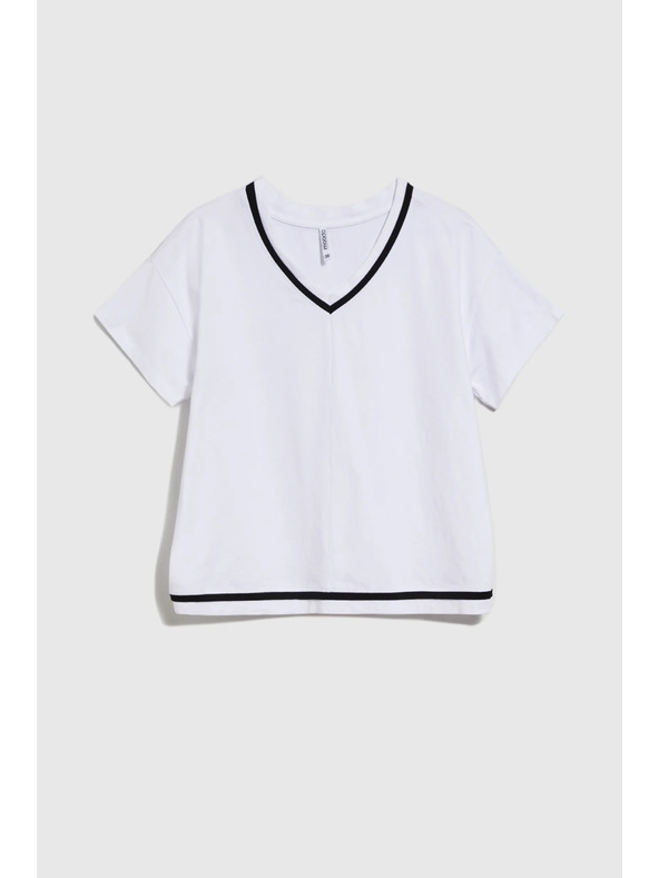 Moodo Ženska majica Moodo – bela