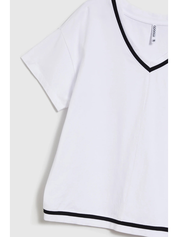 Moodo Ženska majica Moodo – bela