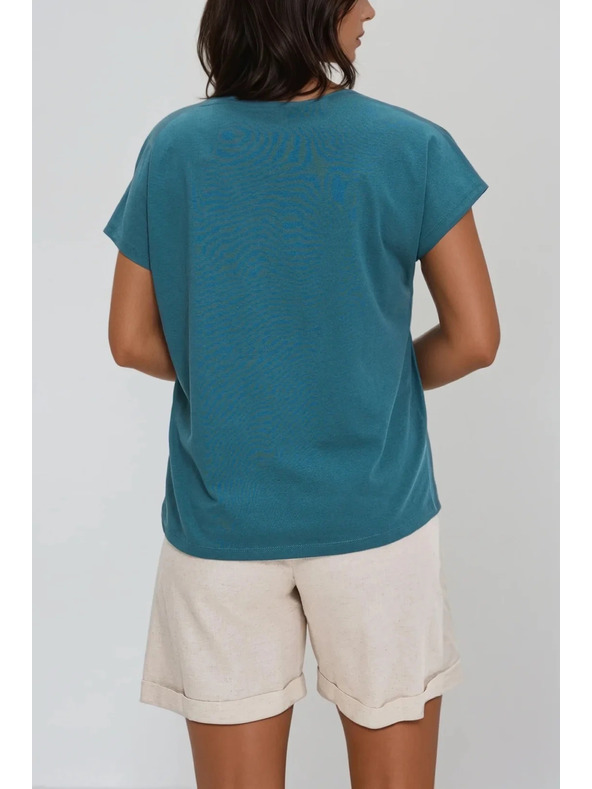 Moodo Ženska bluza z okrasnimi gumbi