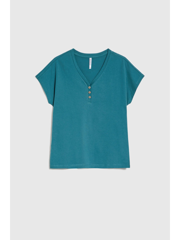 Moodo Ženska bluza z okrasnimi gumbi