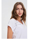Moodo Ženska bela bluza