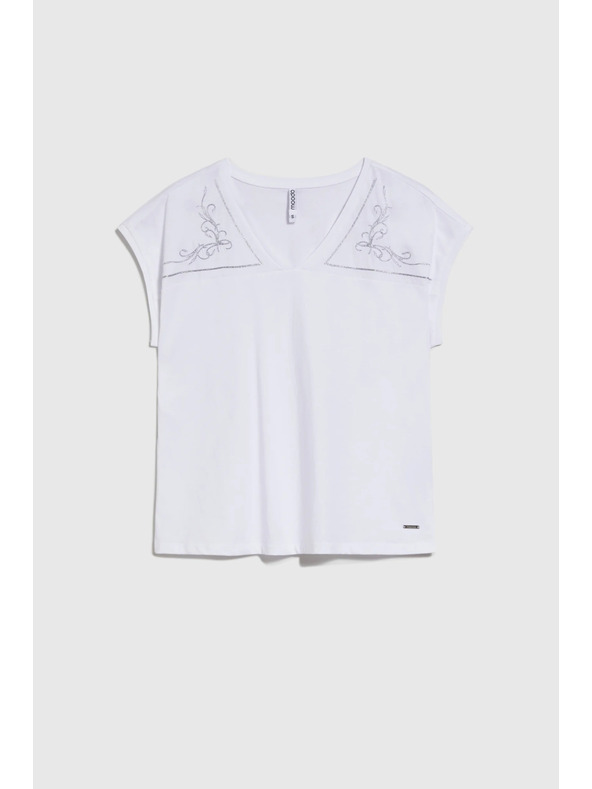 Moodo Ženska bela bluza