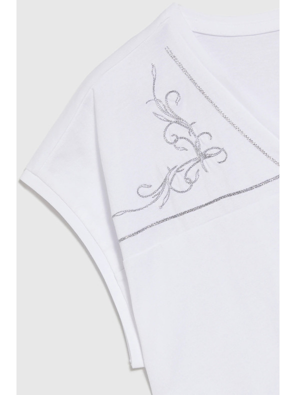 Moodo Ženska bela bluza