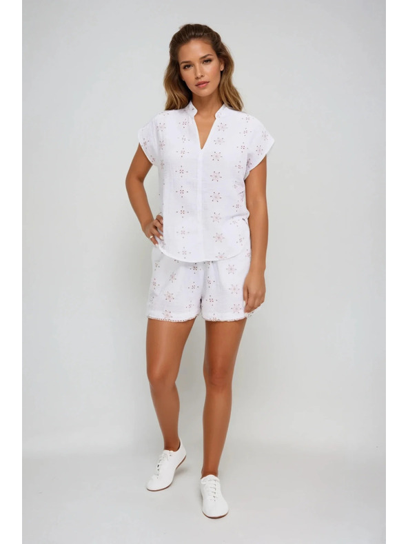 Moodo Bel vzorčast top