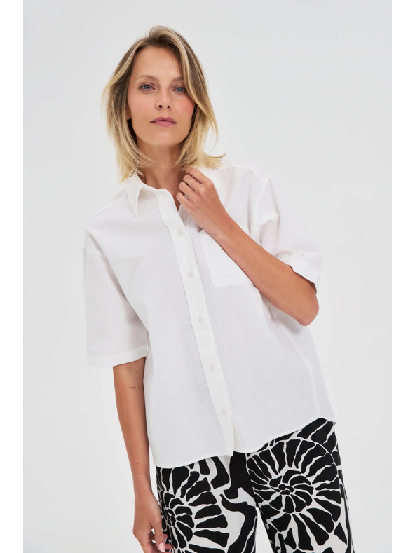Moodo Ženska bela srajca
