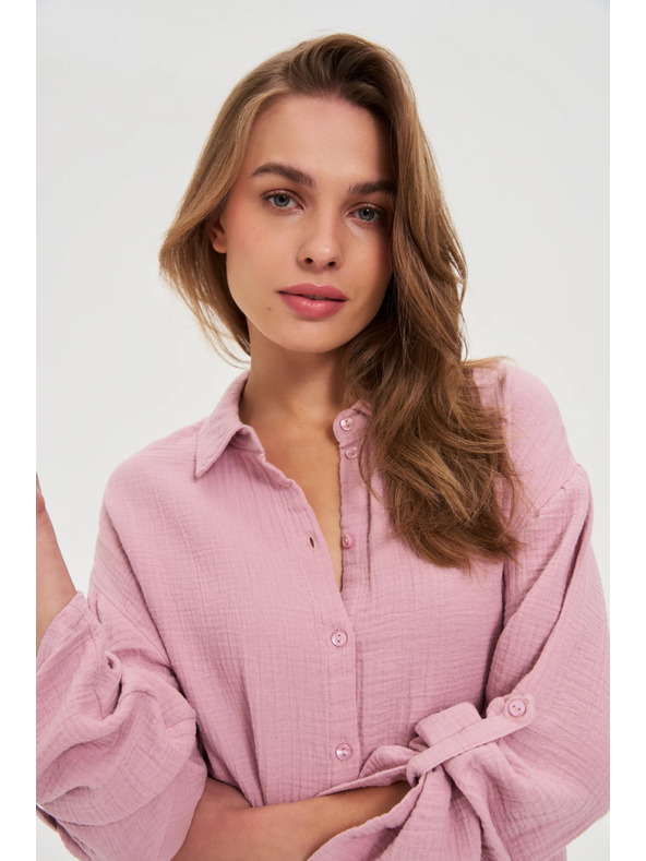 Moodo Puder rožnata srajca Moodo