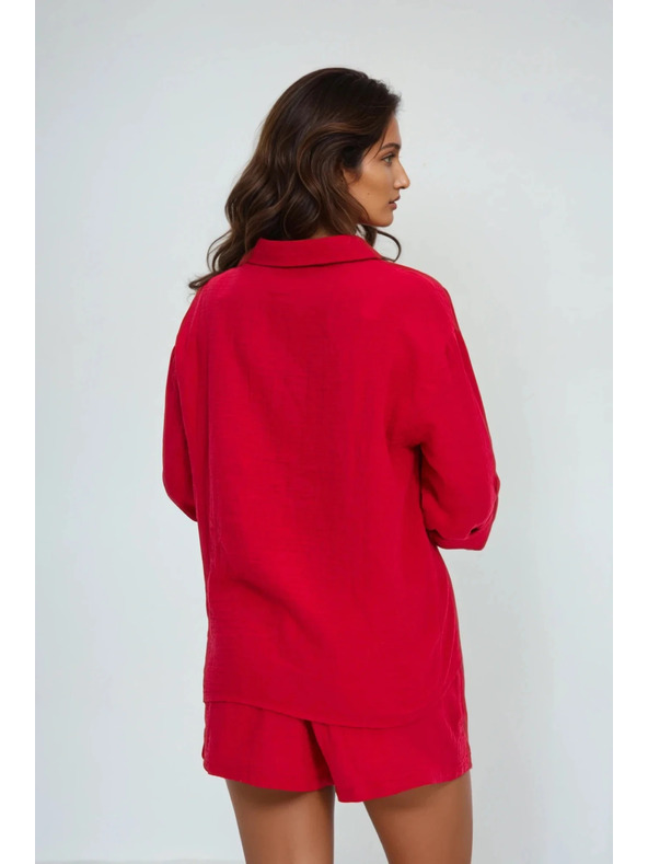 Moodo Rdeča ženska srajca