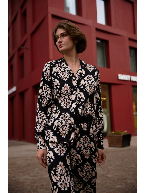 Moodo Ženska srajca Moodo – črna