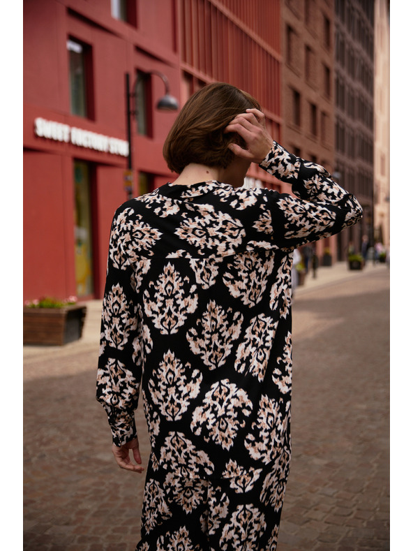 Moodo Ženska srajca Moodo – črna