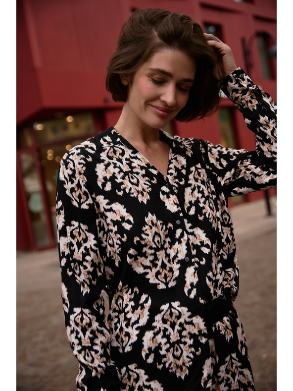 Moodo Ženska srajca Moodo – črna