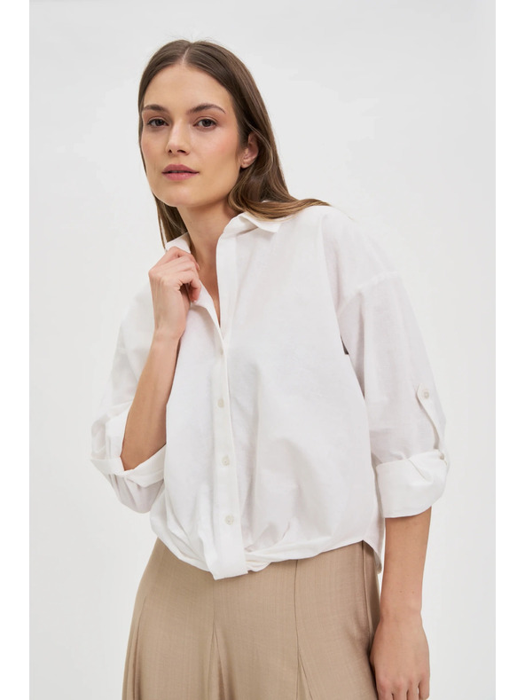 Moodo Bela ženska srajca