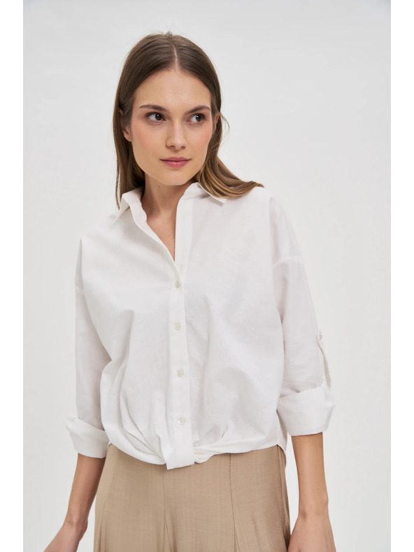Moodo Bela ženska srajca