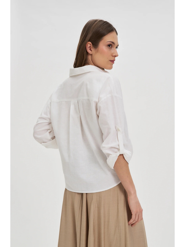 Moodo Bela ženska srajca
