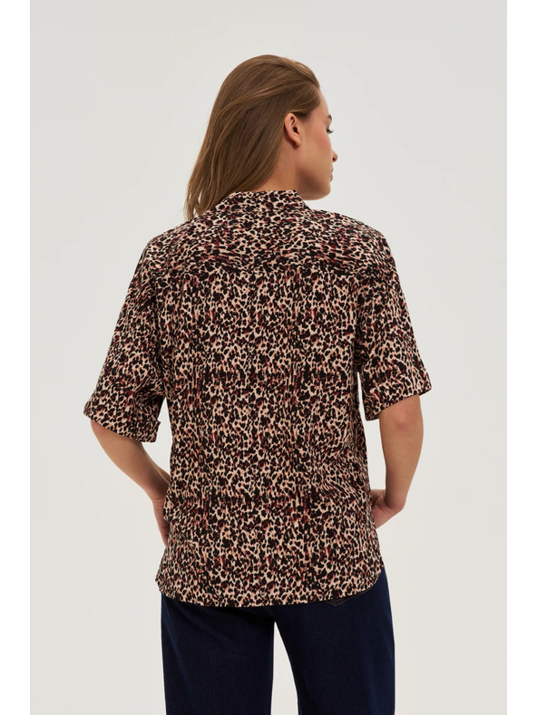 Moodo Ženska leopardja srajca Moodo